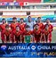 国际女子足球赛中，中国队踢出精彩比赛