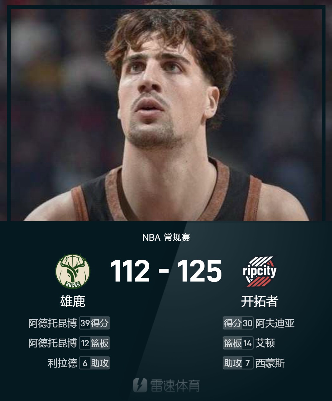开拓者球员发布成名之作震惊全场